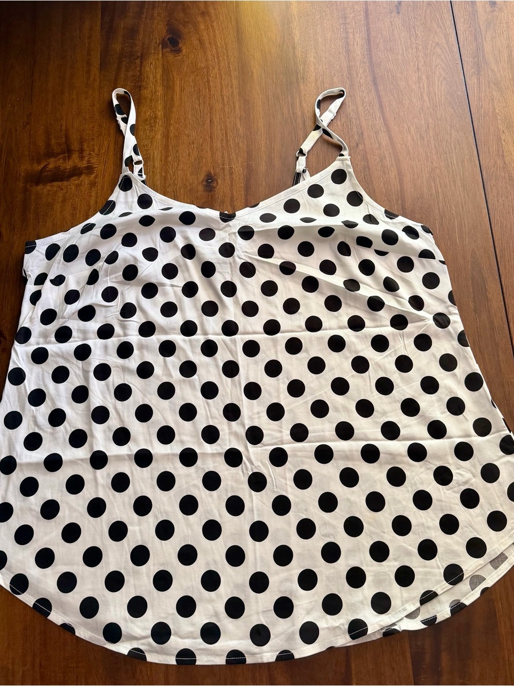 Torrid Black & White Polka Dot Cami